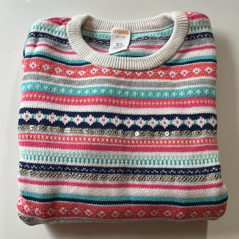 Gymboree sequins stripe